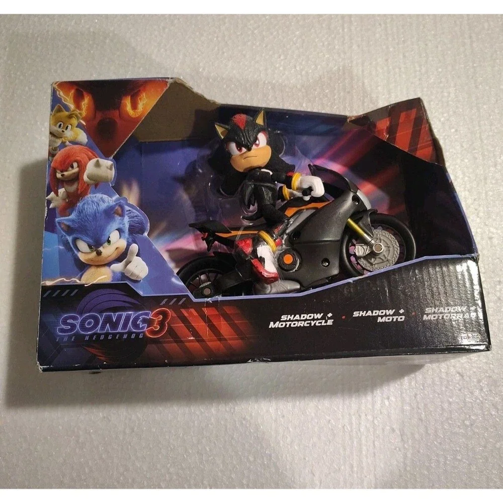 Shadow Motorcycle Sonic the Hedgehog 3 Movie Jakks Pacific SEGA NIB